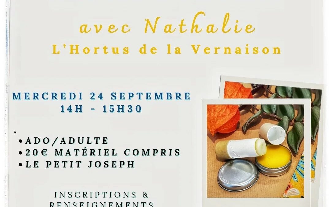 Fabrication d’un baume à lèvres