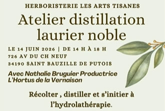 Atelier distillation laurier noble